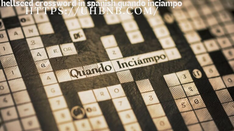 Hellseed Crossword in Spanish Quando Inciampo