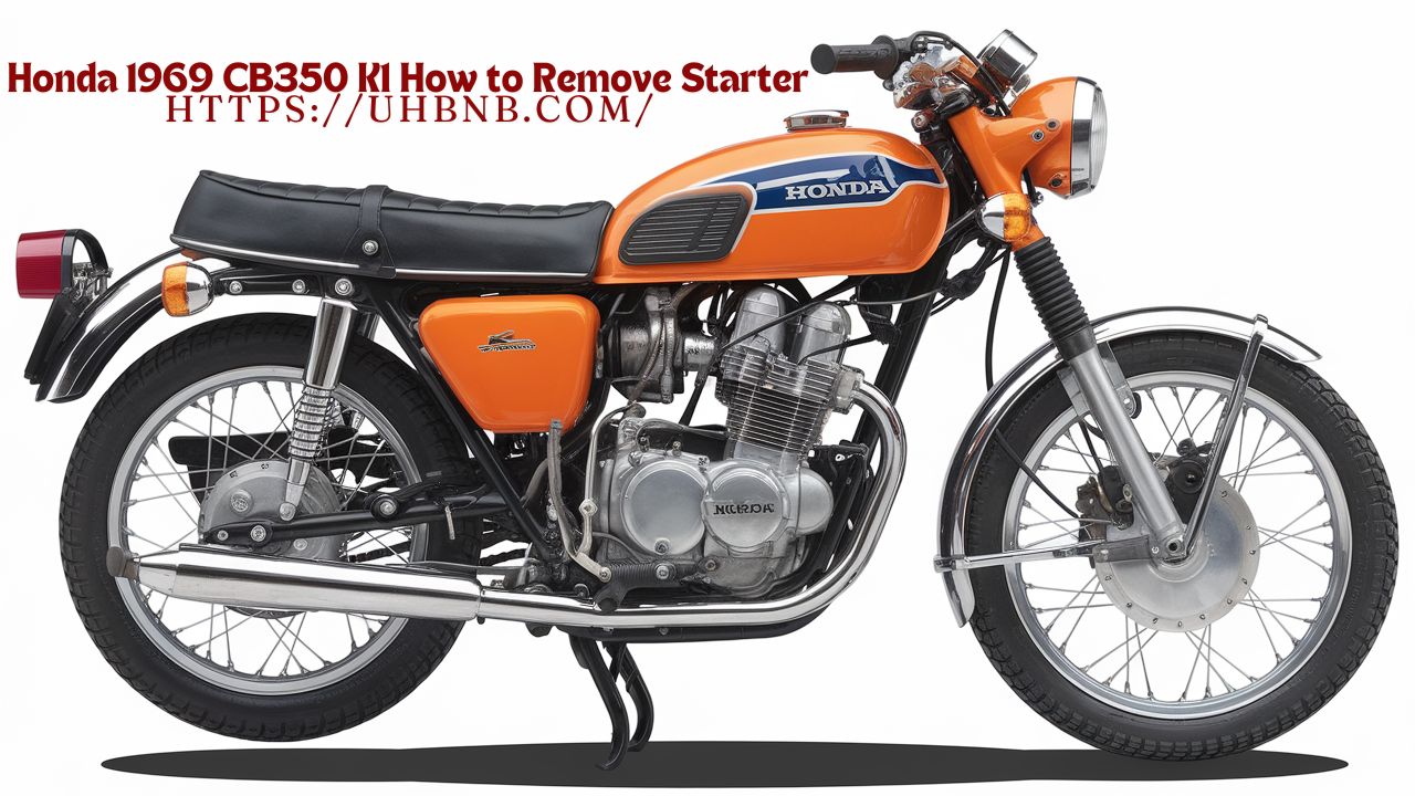 Honda 1969 CB350 K1 How to Remove Starter