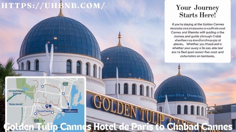 Golden Tulip Cannes Hotel de Paris to Chabad Cannes