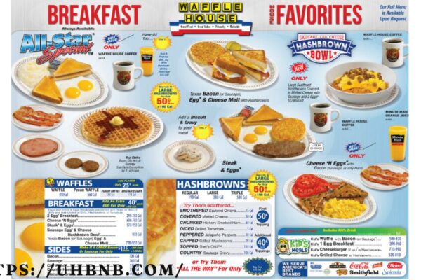 Waffle House Menu Prices