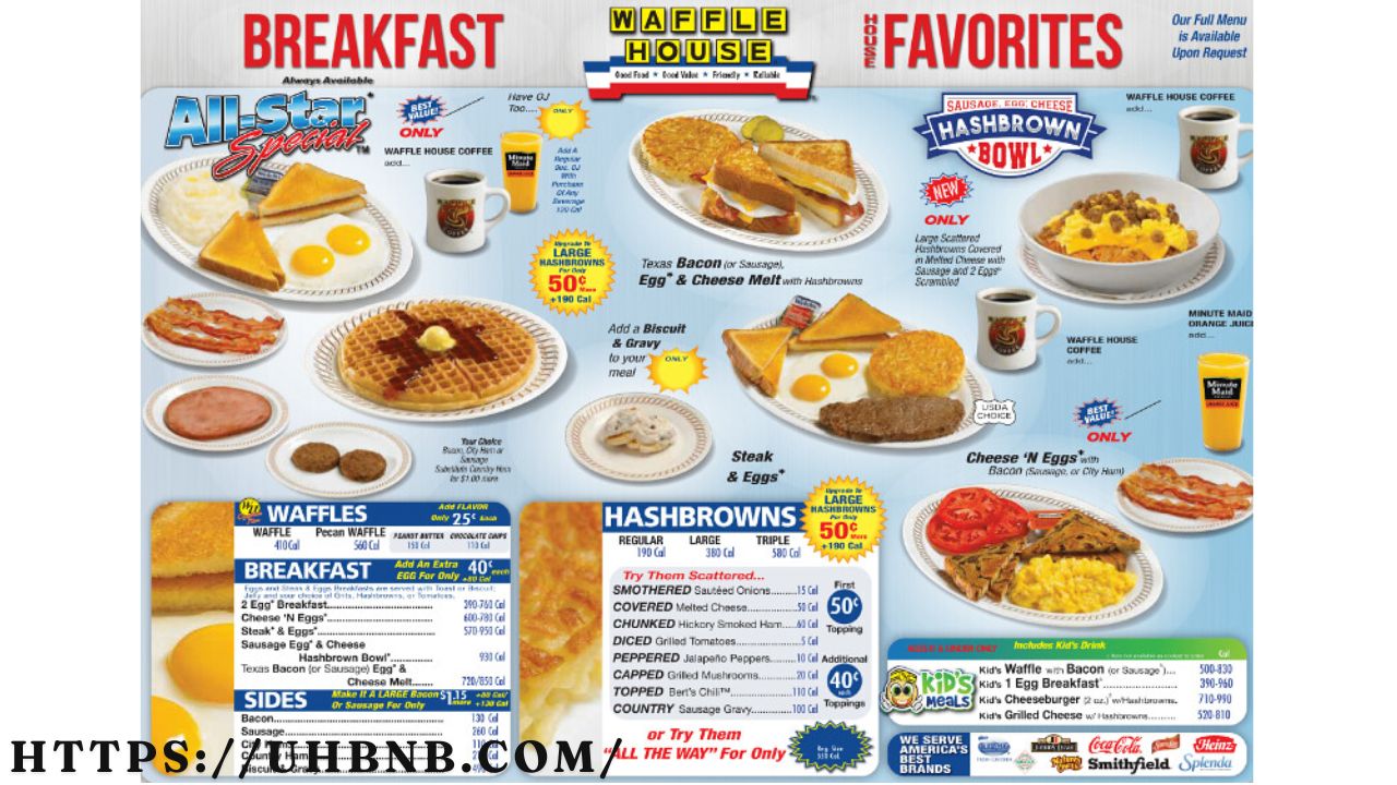 Waffle House Menu Prices