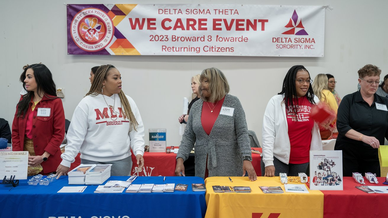 Delta Sigma Theta We Care Event 2023 Broward Returning Citizens