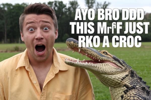 Ayo Bro DD This MF Just RKO a Croc