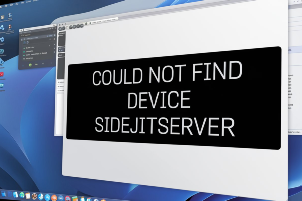 Could Not Find Device Sidejitserver