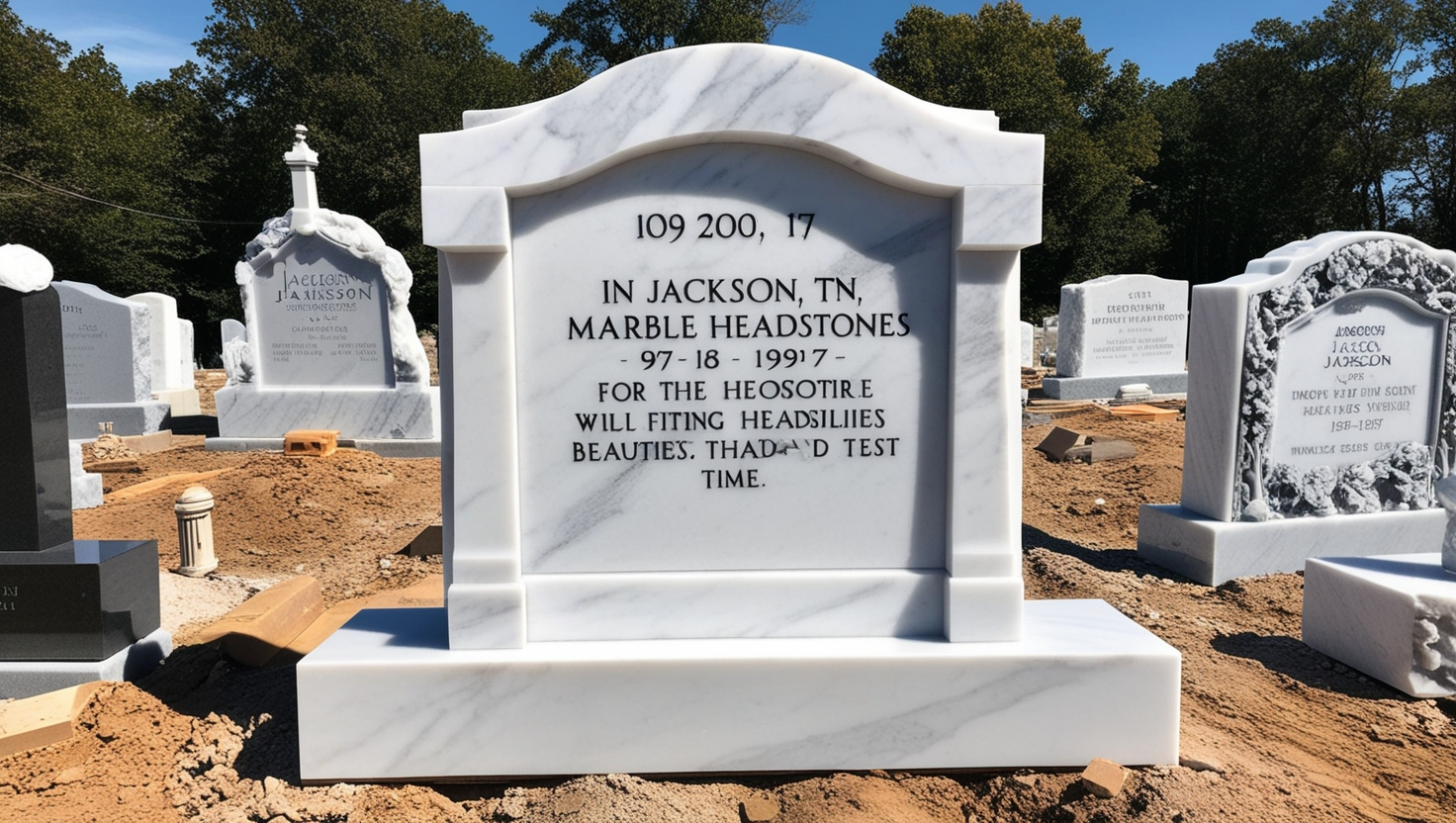 Marble Headstones in Jackson TN